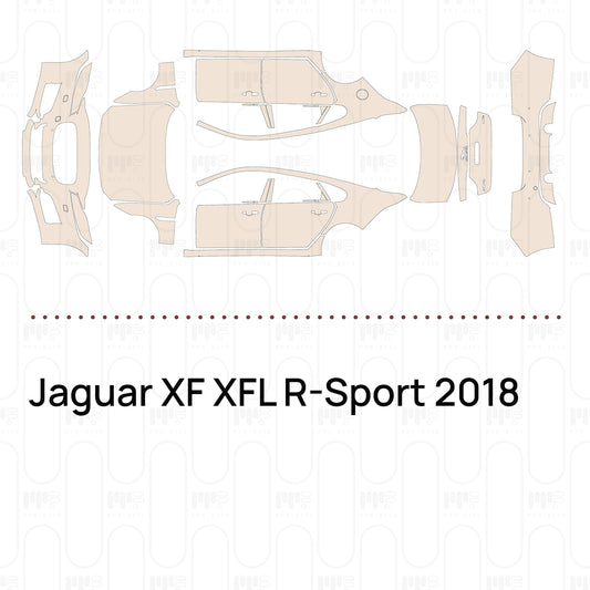 Voorgesneden PPF Jaguar XF XFL R-Sport 2018
