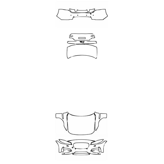 Pre-Cut PPF Jaguar XF XF R-Sport 2017 - PPF-Kits