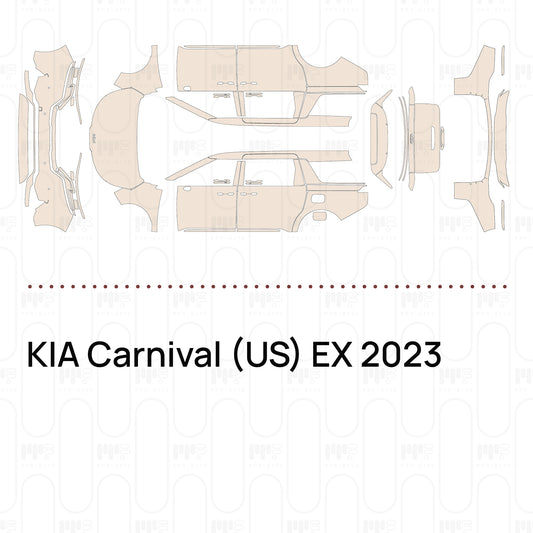 Voorgesneden PPF KIA Carnival (US) EX 2023