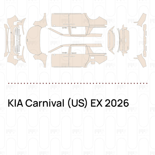 Voorgesneden PPF KIA Carnival (US) EX 2026