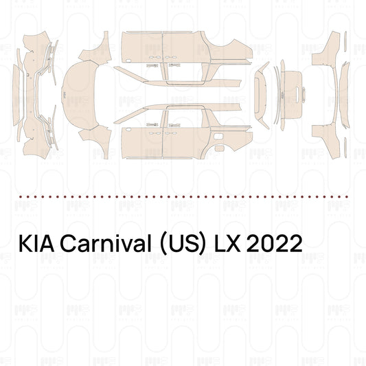 Voorgesneden PPF KIA Carnival (US) LX 2022