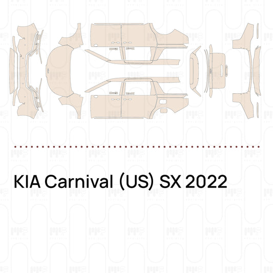 Voorgesneden PPF KIA Carnival (US) SX 2022