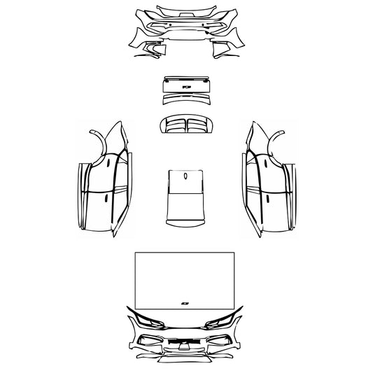 Pre-Cut PPF KIA EV6 GT-Line 2022 - PPF-Kits