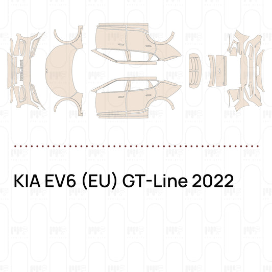Voorgesneden PPF KIA EV6 (EU) GT-Line 2022