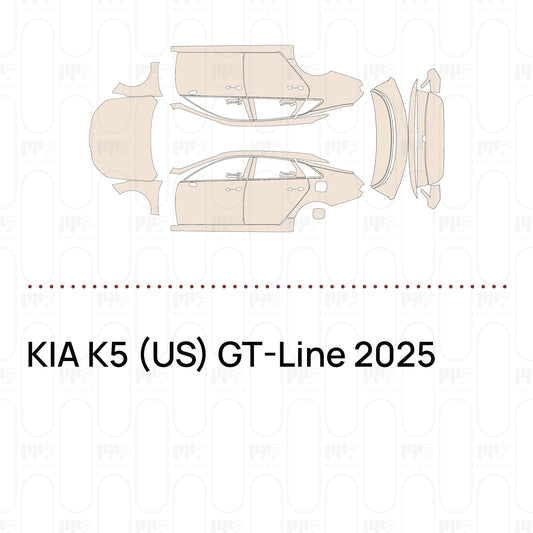 Voorgesneden PPF KIA K5 (US) GT-Line 2025