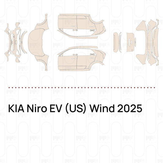 Voorgesneden PPF KIA Niro EV (US) Wind 2025