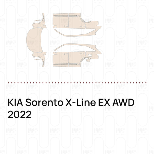 Voorgesneden PPF KIA Sorento X-Line EX AWD 2022