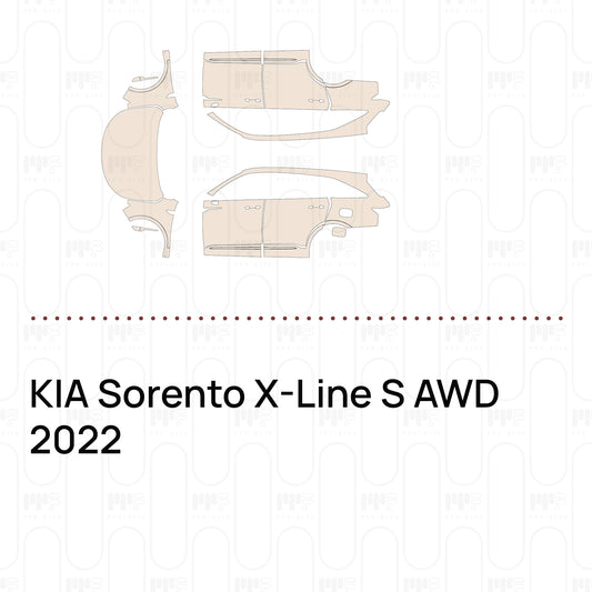 Voorgesneden PPF KIA Sorento X-Line S AWD 2022