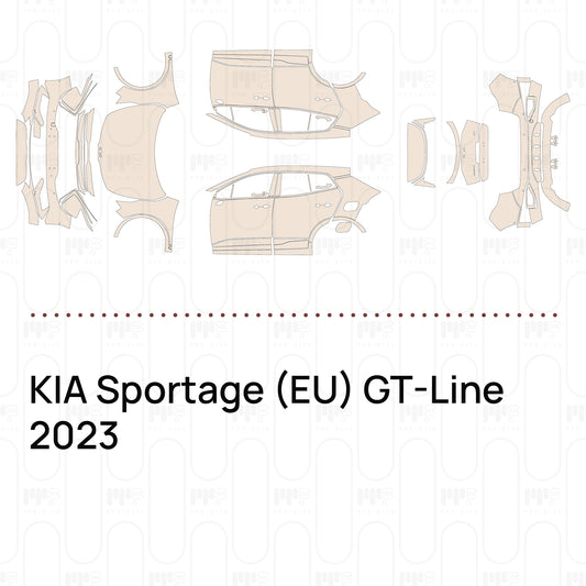 Voorgesneden PPF KIA Sportage (EU) GT-Line 2023