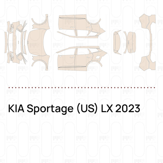 Voorgesneden PPF KIA Sportage (US) LX 2023
