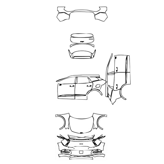 Pre-Cut PPF KIA Sportage (US) SX 2025 - PPF-Kits