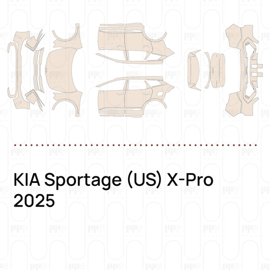 Voorgesneden PPF KIA Sportage (US) X-Pro 2025