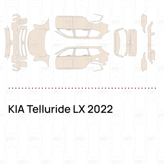 Voorgesneden PPF KIA Telluride LX 2022