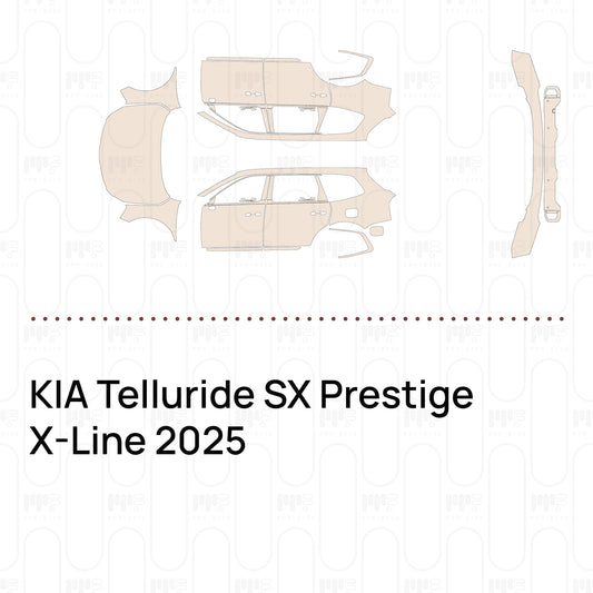 Voorgesneden PPF KIA Telluride SX Prestige X-Line 2025