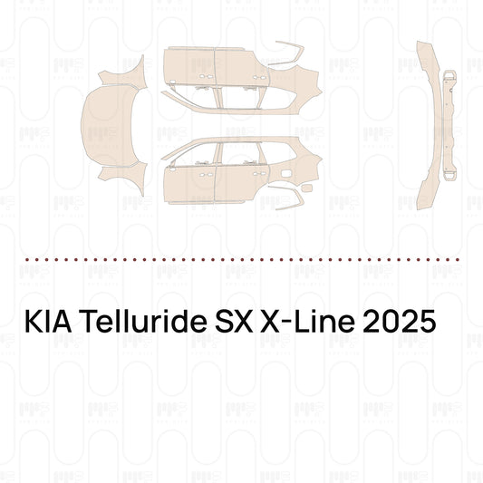 Voorgesneden PPF KIA Telluride SX X-Line 2025