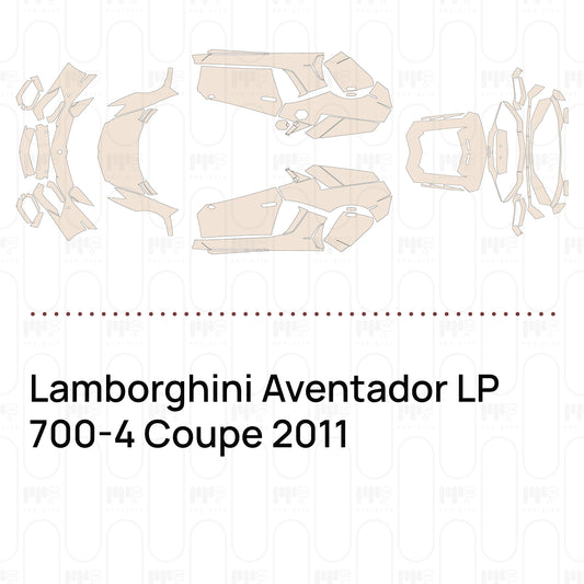 Voorgesneden PPF Lamborghini Aventador LP 700-4 Coupe 2011