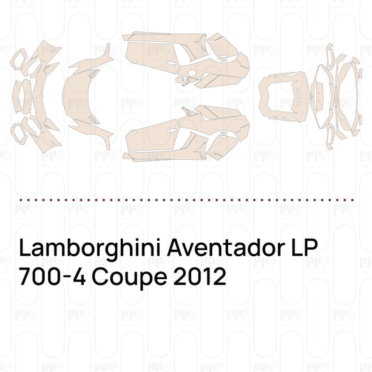 Voorgesneden PPF Lamborghini Aventador LP 700-4 Coupe 2012