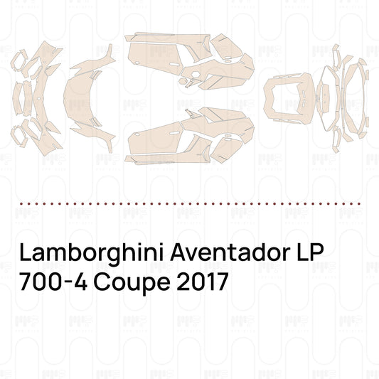 Voorgesneden PPF Lamborghini Aventador LP 700-4 Coupe 2017