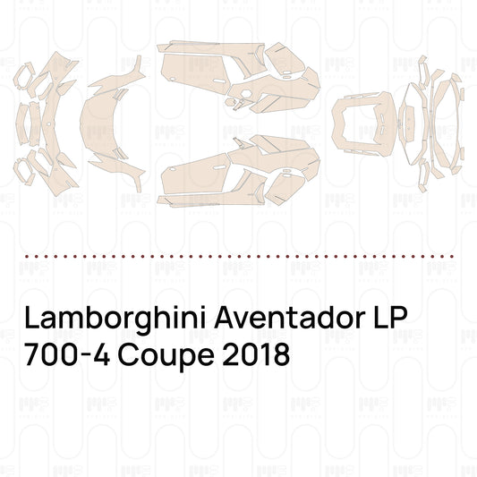 Voorgesneden PPF Lamborghini Aventador LP 700-4 Coupe 2018