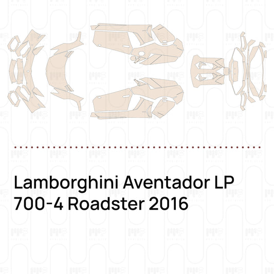 Voorgesneden PPF Lamborghini Aventador LP 700-4 Roadster 2016
