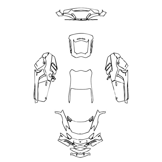 Pre-Cut PPF Lamborghini Aventador LP 750-4 Superveloce Coupe 2018 - PPF-Kits