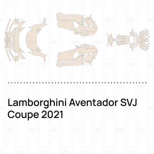 Voorgesneden PPF Lamborghini Aventador SVJ Coupe 2021