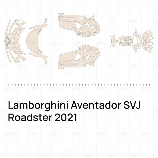 Voorgesneden PPF Lamborghini Aventador SVJ Roadster 2021