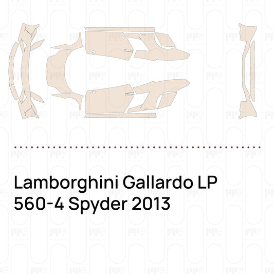 Voorgesneden PPF Lamborghini Gallardo LP 560-4 Spyder 2013