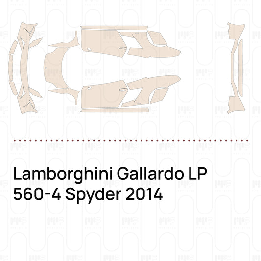 Voorgesneden PPF Lamborghini Gallardo LP 560-4 Spyder 2014