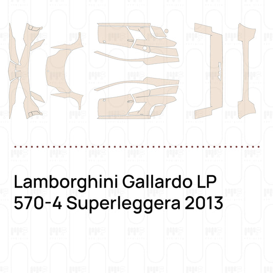 Voorgesneden PPF Lamborghini Gallardo LP 570-4 Superleggera 2013