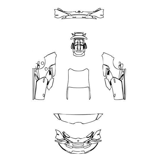 Pre-Cut PPF Lamborghini Huracan Huracan Tecnica 2024 - PPF-Kits
