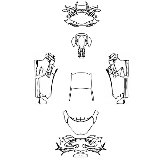 Pre-Cut PPF Lamborghini Revuelto 2023 - PPF-Kits