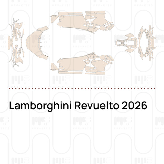 Lamborghini Revuelto 2026 – Voorgesneden PPF-lakbeschermingsfolie