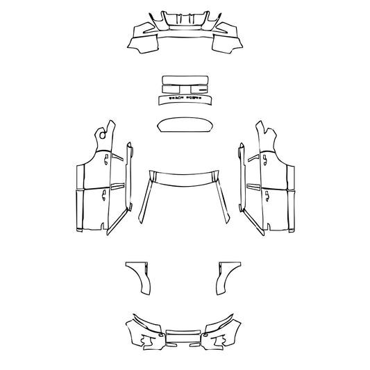 Pre-Cut PPF Land Rover Range Rover Evoque 5 Doors Base 2015 - PPF-Kits