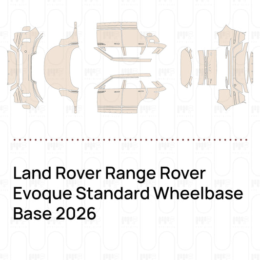 Voorgesneden PPF Land Rover Range Rover Evoque Standard Wheelbase Base 2026