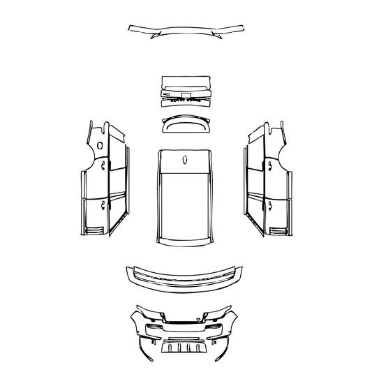 Pre-Cut PPF Land Rover Range Rover Extended Wheelbase SVAutobiography 2021 - PPF-Kits