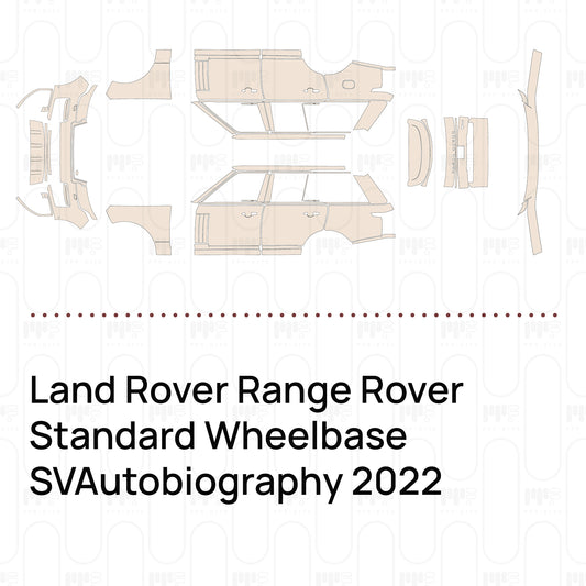 Voorgesneden PPF Land Rover Range Rover Standard Wheelbase SVAutobiography 2022