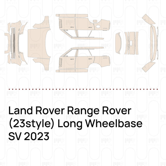 Voorgesneden PPF Land Rover Range Rover (23style) Long Wheelbase SV 2023