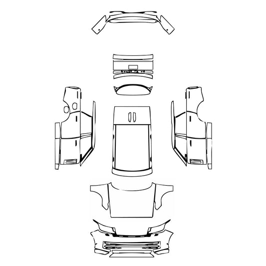 Pre-Cut PPF Land Rover Range Rover (23style) Standard Wheelbase Base 2022 - PPF-Kits