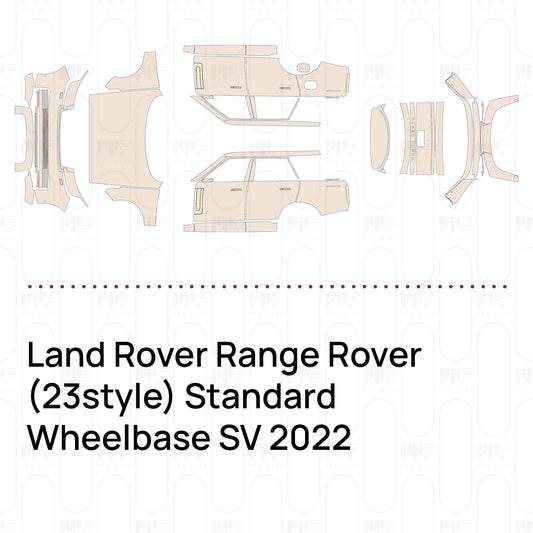 Voorgesneden PPF Land Rover Range Rover (23style) Standard Wheelbase SV 2022