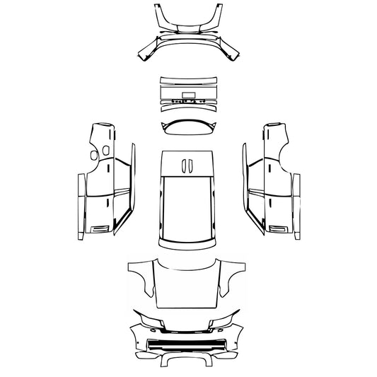 Pre-Cut PPF Land Rover Range Rover (23style) Standard Wheelbase SV 2023 - PPF-Kits
