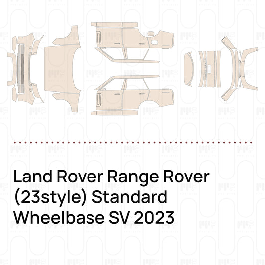 Voorgesneden PPF Land Rover Range Rover (23style) Standard Wheelbase SV 2023