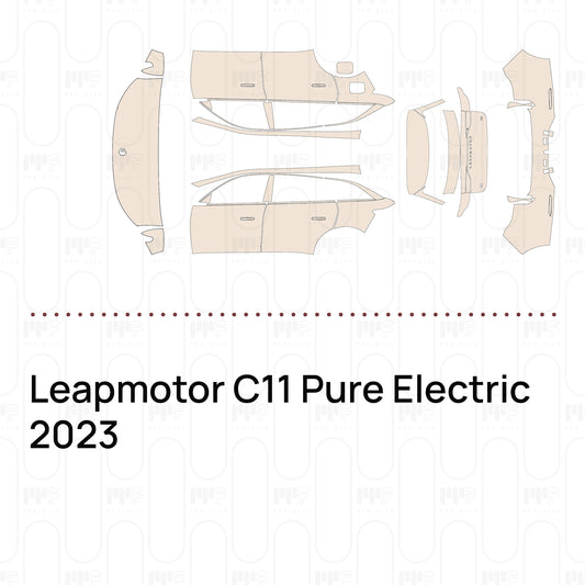 Leapmotor C11 Pure Electric 2023 – Voorgesneden PPF-lakbeschermingsfolie