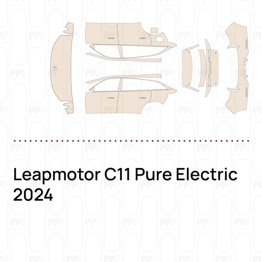 Leapmotor C11 Pure Electric 2024 – Voorgesneden PPF-lakbeschermingsfolie