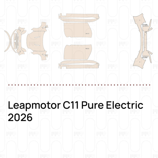 Leapmotor C11 Pure Electric 2026 – Voorgesneden PPF-lakbeschermingsfolie
