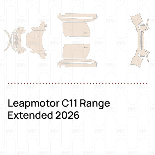 Leapmotor C11 Range Extended 2026 – Voorgesneden PPF-lakbeschermingsfolie