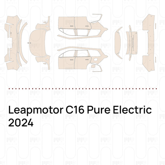 Leapmotor C16 Pure Electric 2024 – Voorgesneden PPF-lakbeschermingsfolie