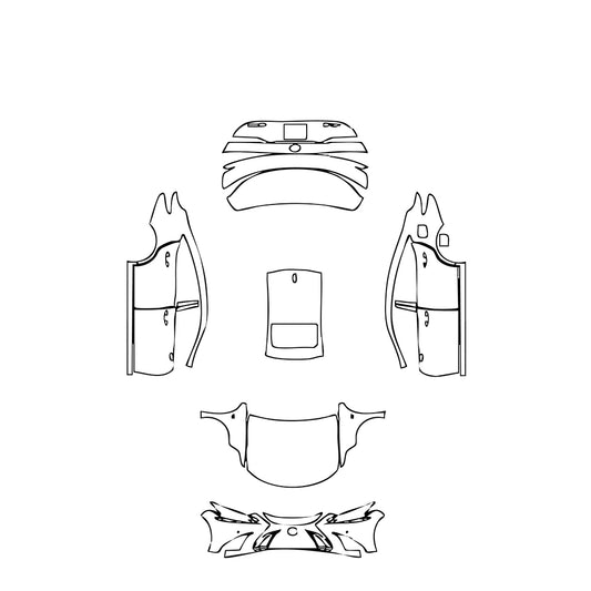 Pre-Cut PPF Lexus ES F Sport 2024 - PPF-Kits