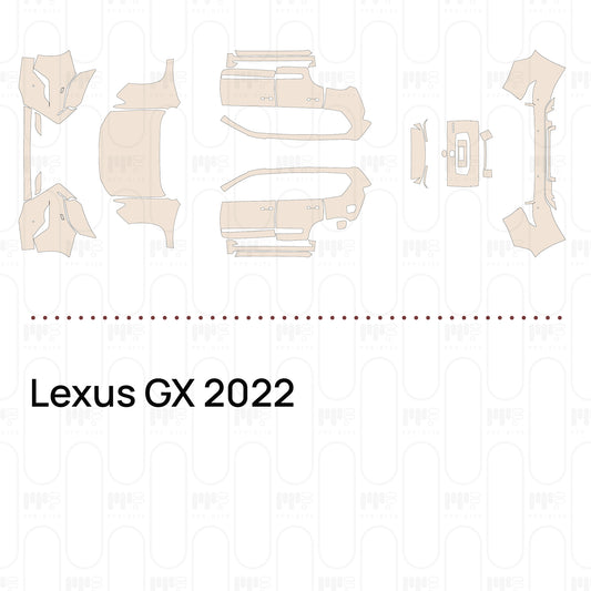 Voorgesneden PPF Lexus GX 2022