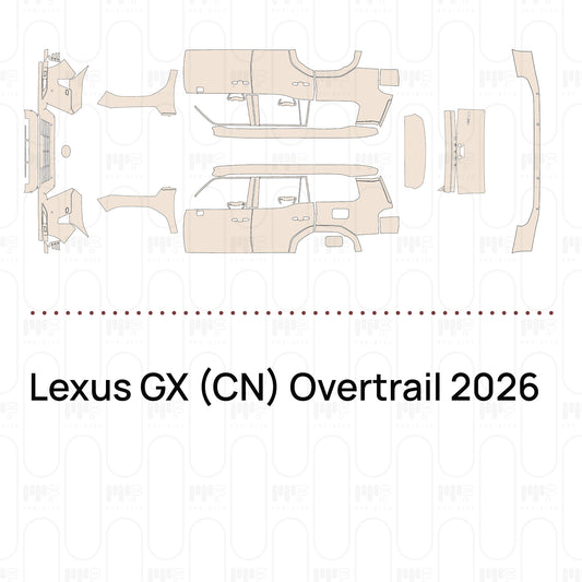 Voorgesneden PPF Lexus GX (CN) Overtrail 2026